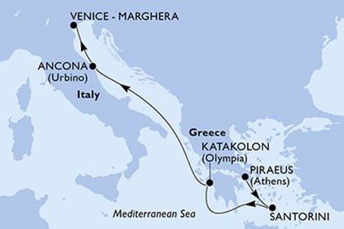 Cruise itinerary