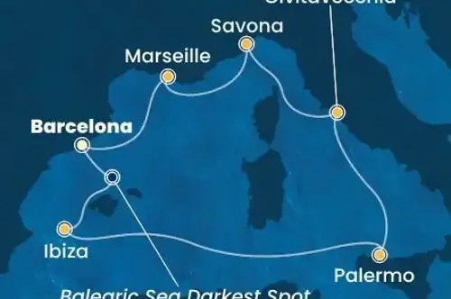 Маршрут круиза