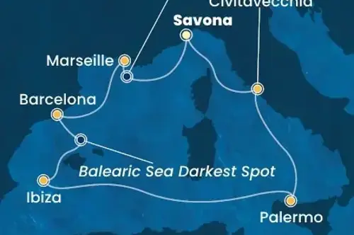 Маршрут круиза