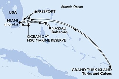 Cruise itinerary