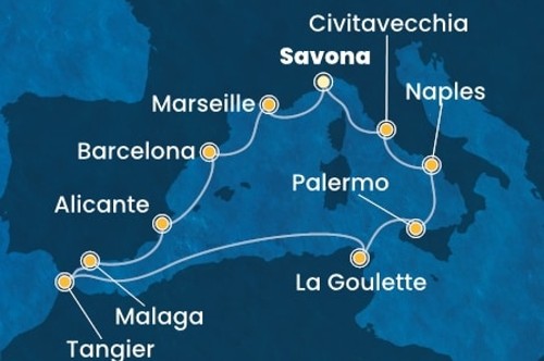 Cruise itinerary