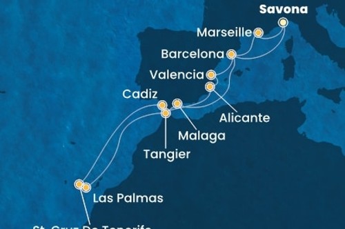 Cruise itinerary