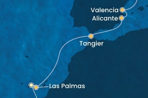 Cruise itinerary