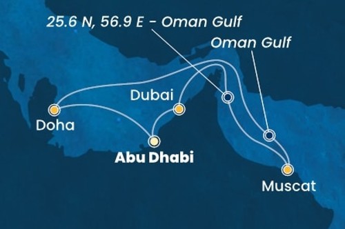 Cruise itinerary