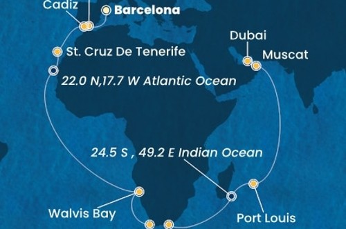 Cruise itinerary