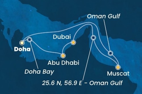Cruise itinerary