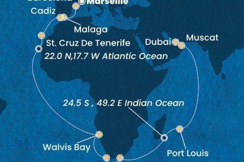 Cruise itinerary