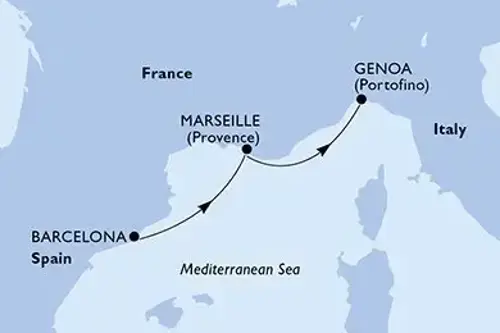 Маршрут круиза