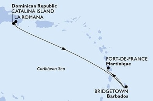 Cruise itinerary