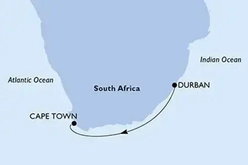 Маршрут круиза