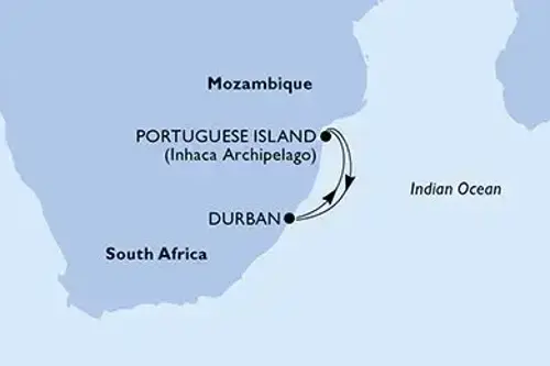 Маршрут круиза