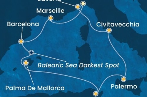 Маршрут круиза