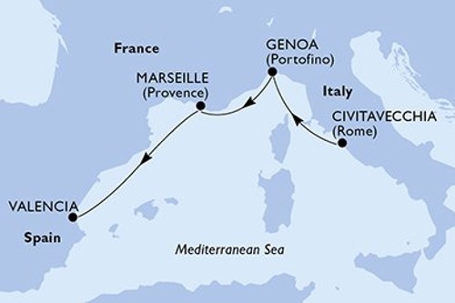 Cruise itinerary