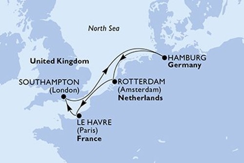 Cruise itinerary