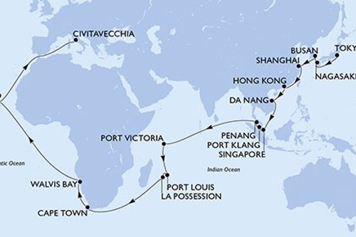 Cruise itinerary