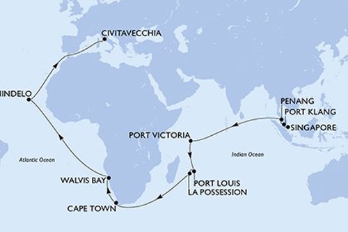 Cruise itinerary