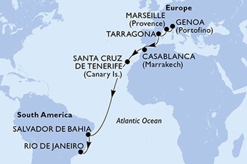 Cruise itinerary