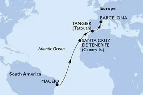 Маршрут круїзу