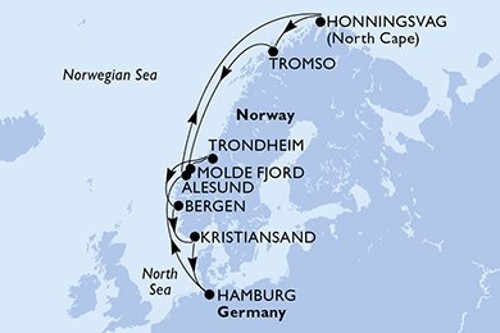 Cruise itinerary