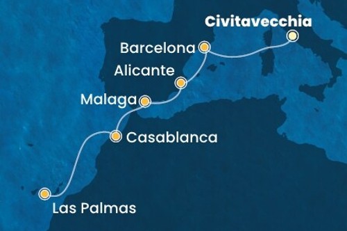 Маршрут круиза