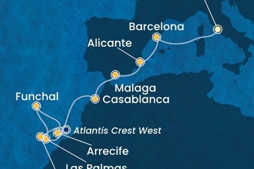 Маршрут круиза