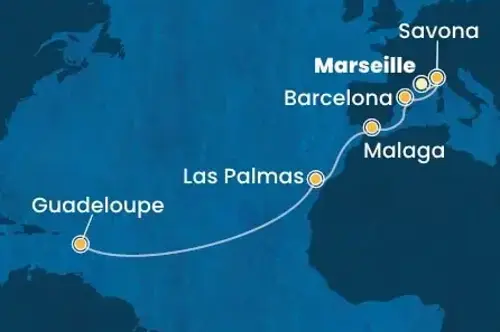 Маршрут круиза