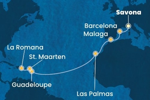 Маршрут круиза