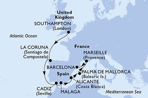 Маршрут круїзу