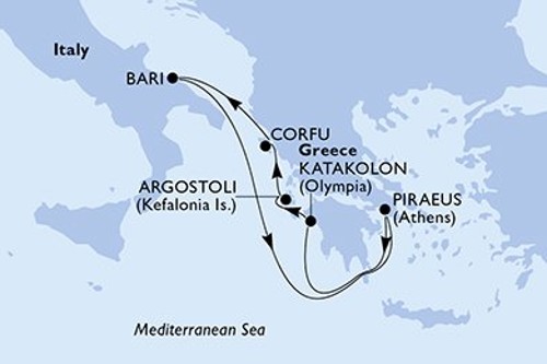 Маршрут круиза