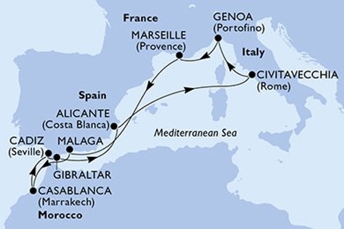 Маршрут круїзу