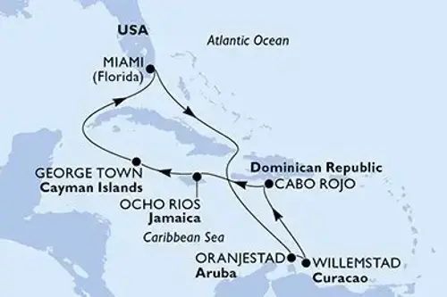 Маршрут круиза