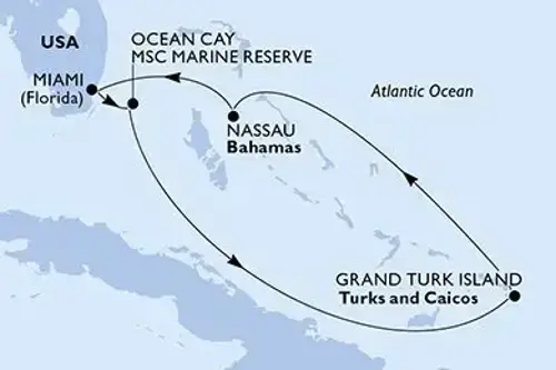 Маршрут круиза