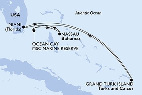 Маршрут круиза