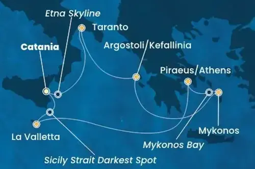 Маршрут круиза