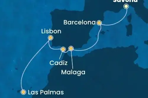 Маршрут круиза