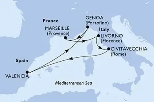 Маршрут круїзу