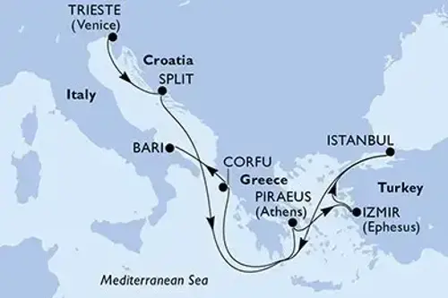 Маршрут круїзу