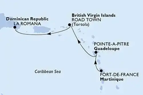 Маршрут круиза