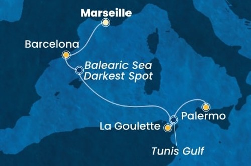 Маршрут круиза