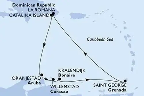 Маршрут круиза