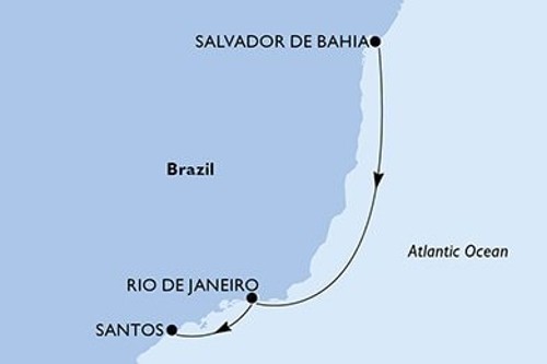 Маршрут круиза