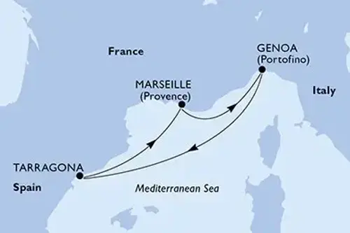 Маршрут круиза