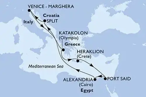 Маршрут круїзу