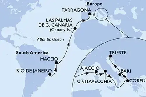 Маршрут круїзу