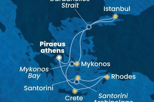 Маршрут круиза