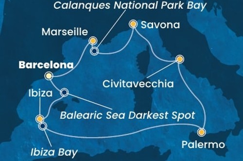 Маршрут круиза