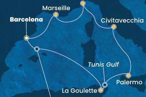 Маршрут круиза