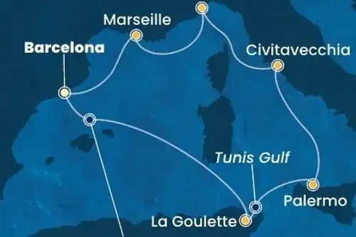 Маршрут круиза