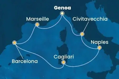 Маршрут круиза