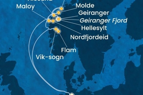 Маршрут круиза